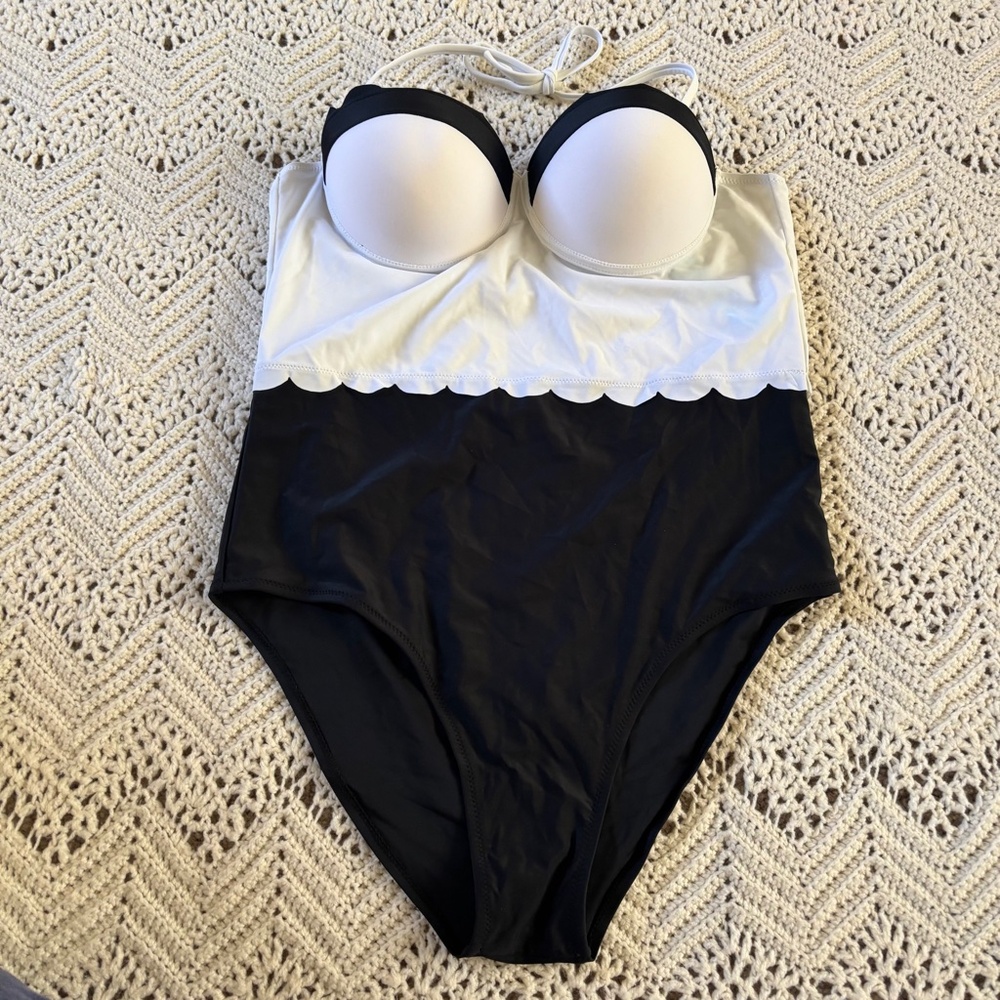 Cheeky Gal One Piece Swimsuit Cupsay Swim Underwire Women's Size XL NWT